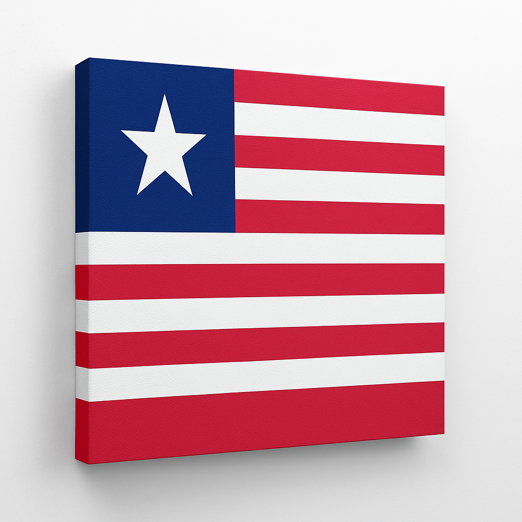 Liberia Square Flag