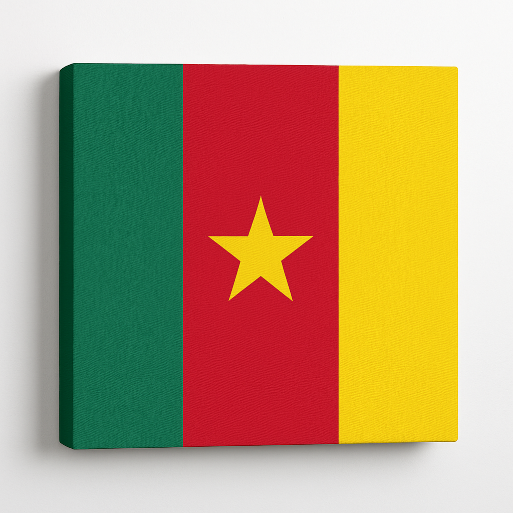 Cameroon Square Flag